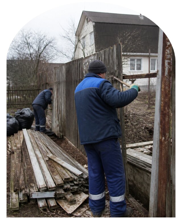 Демонтаж забора в Валуйках по цене от 4790 р. | Метпроект-Вли