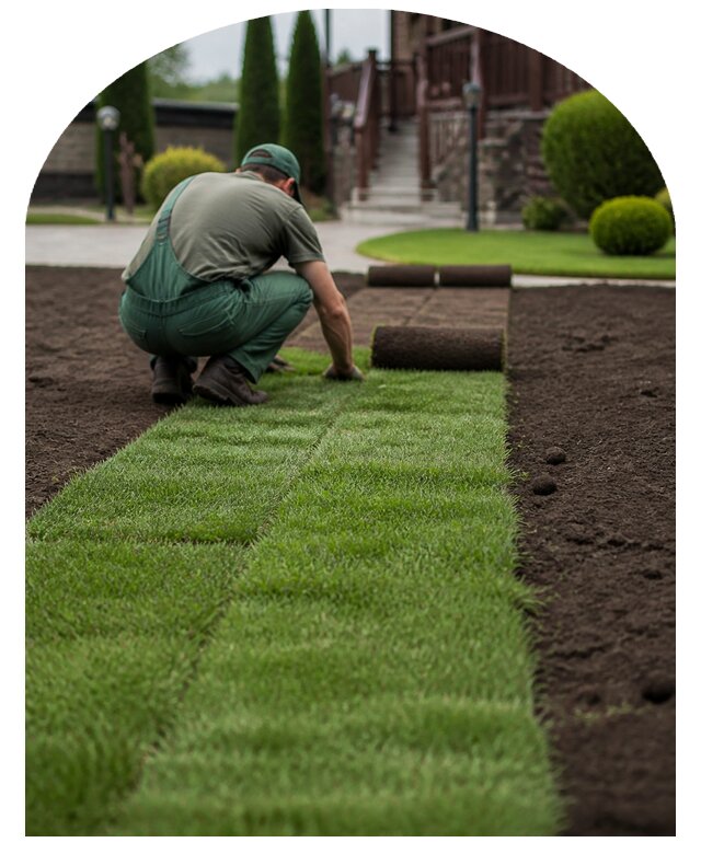 Устройство газона в Валуйках по цене от 266 р. | Метпроект-Вли